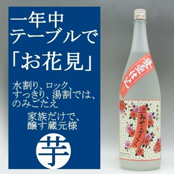 みやこざくら 芋焼酎 25度 1800ml 水割り、ロック、すっきり、湯