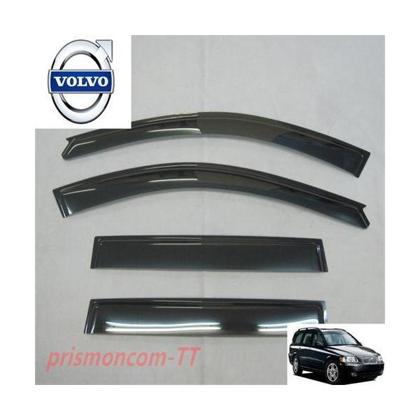 ボルボ V70 SB系 サイド ドアバイザー 2000-2007 T-5 スポーツ 2.5 クラシック GH-SB5244W CBA-SB5244TW CBA-