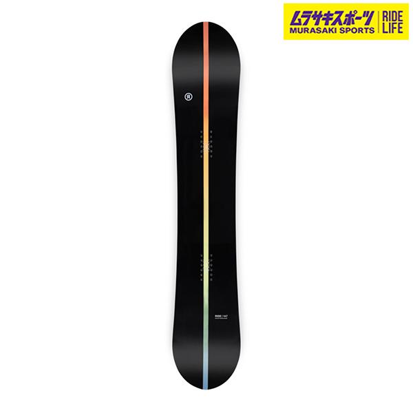 【RIDE】ライド スノーボード耐久性のあるビギナーむけハイブリットキャンバーボード。ソフトフレックスで操作性抜群です。ツインチップのためグラトリやジブにも対応。耐久性に定評のあるRIDEのボードなので、長く使用できステップアップの後押しを...