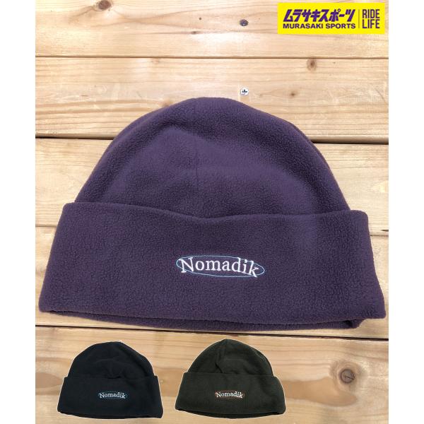 【NOMADIK】ノマディックのスノーボードビーニー街や雪山にも問わず、コーディネートのアクセントとして欠かせないニット帽。フリース素材を採用し、スノーボード時にもおすすめです。