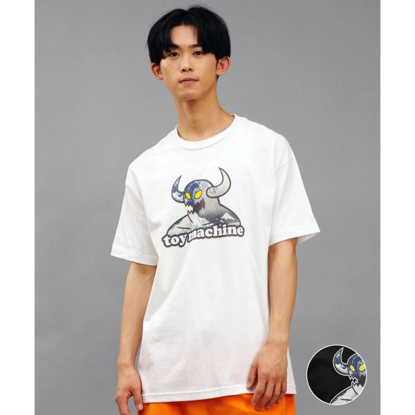 TOY MACHINE トイマシーン メンズ 半袖 Tシャツ フロントプリント ムラサキスポーツ限定 MTMSEST20