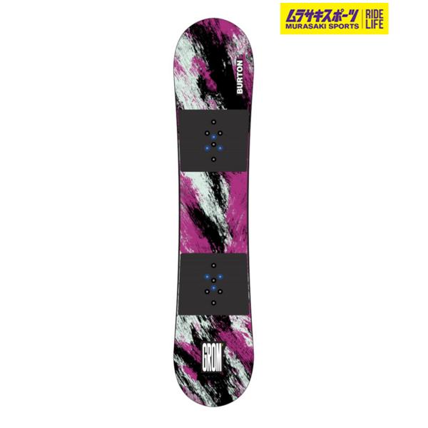 【BURTON】バートンのキッズスノーボードキッズ Burton グロム スノーボードは、初級者が最も使いやすいボード。お子様が素早くライディングを習得することを目的としています。スムーズなシェイプと超ソフトなフレックスを組み合わせた、ライ...
