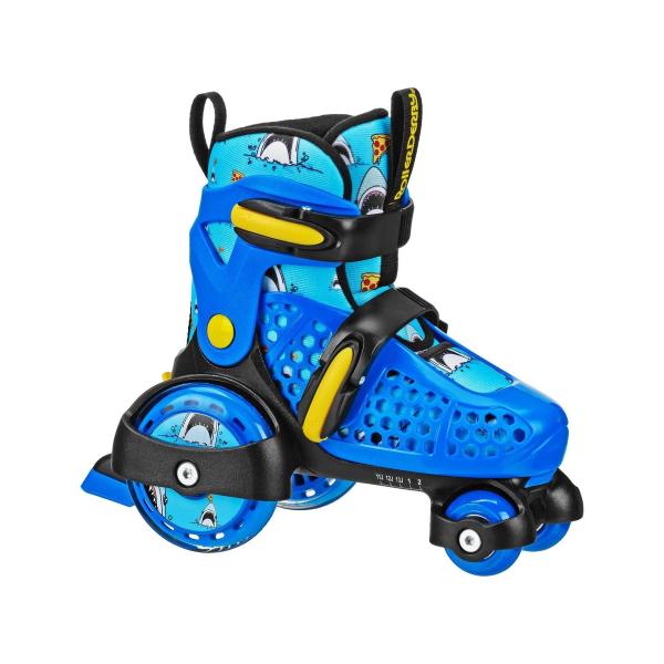 【ROLLER DERBY】ローラーダービーのローラースケート。Roller Derby は、1936 年創業のアメリカのスケート カンパニーです。初心者向けのローラースケートで、独特なローラー配置により転んだ際も立ち上がるのが楽な設計とな...