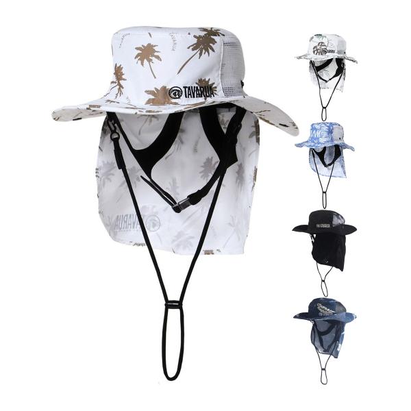 【レジャーなどでの紫外線対策として人気のアイテムTAVARUA(タバルア)のサーフハット】●襟首の日焼けや、髪のダメージを防ぐ、日よけが取り外せる『SUNSHADE』機能。●日よけは自由に取り外し＆内側ポケットへ収納できます。●紫外線をカッ...