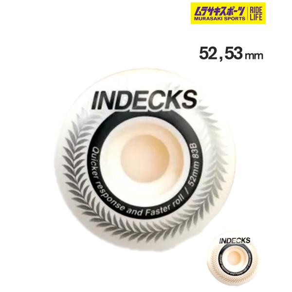 INDECKS インデックス スケートボード ウィール 52,53mm LAWREL