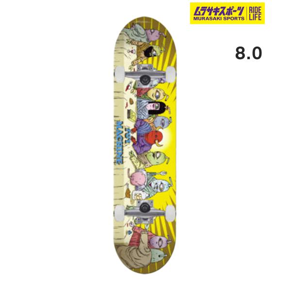 TOY MACHINE トイマシーン スケートボード コンプリート 8.0inch LAST SUPPER #06 ムラサキスポーツ
