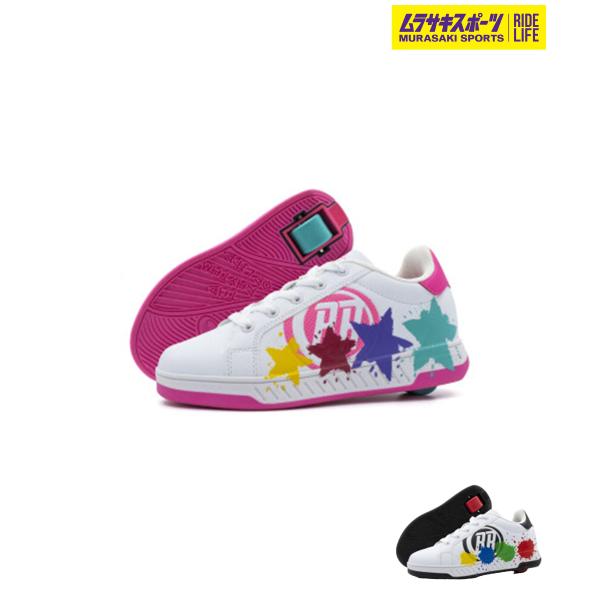 【BREEZY ROOLERS】ブレイジーローラーのローラースケート。BREEZY ROLLERSは、靴にウィールがついた新しいスタイルのローラースケート！歩きたいときは普通の靴、滑りたいときは一瞬でローラースケートに大変身！ウィールの取り...