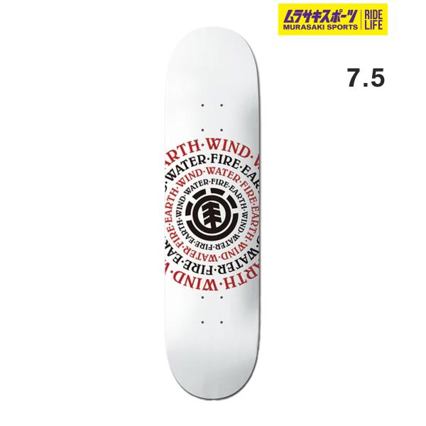 ELEMENT エレメント スケートボード デッキ 7.5inch SEALERS ムラサキスポーツ