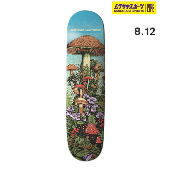 ELEMENT エレメント スケートボード デッキ 8.125inch FUNGI JAAKKO OJANEN ムラサキスポーツ