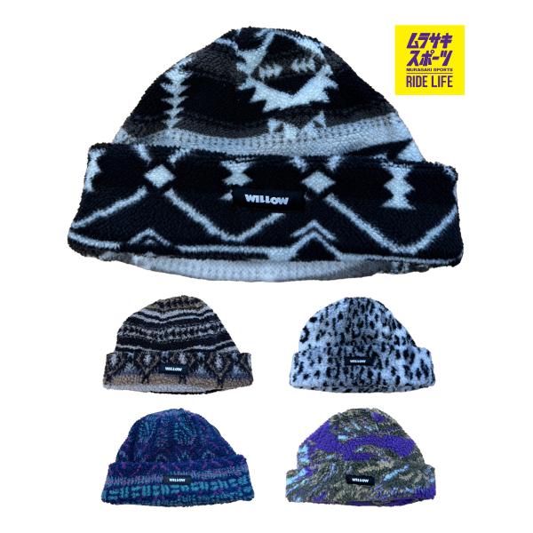 【WILLOW】ウィローのビーニー。肌触りの良いフリース素材を使用し、暖かい被り心地を演出します。サイドに施されたブランドロゴ入りのピスネームがポイント。シンプルなコーディネートのアクセント使いに大活躍してくれるアイテムです。≪商品詳細≫★...
