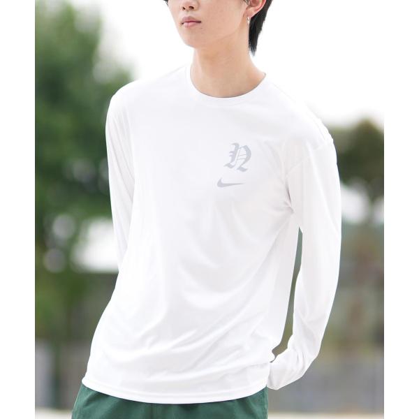 NIKE ナイキ 水着 ラッシュガード 長袖 Tシャツ ロンT メンズ ワンポイント UVカット NESSF474