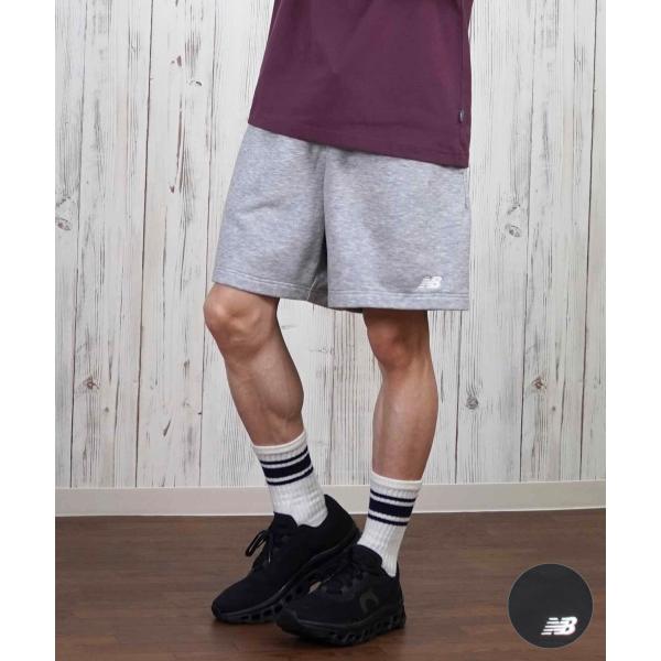 New Balance ニューバランス ハーフパンツ ショートパンツ メンズ スウェット ショーツ ロゴ 7インチ MS41520