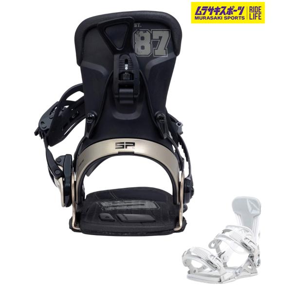 【SP UNITED】エスピーユナイテッドのスノーボードバインディングチームライダー仕様のバランス型ハイパフォーマンス。FLEX 7/10でフリーランからパークまで幅広く対応。SLAB BASE＋HC PRO HIGHBACKで反応性と安定...