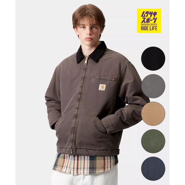 【オリジナルデトロイトジャケットは、重厚なコットンを使用したオリジナルのルーズフィットで仕立てられています。】●ディアーボーンキャンバス地はチョークウォッシュ加工を施し、細部に強い色の変化を伴う着古した風合いを表現しています。●ボディと袖の...