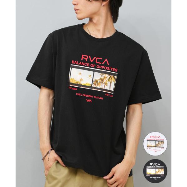 RVCA ルーカ 半袖 Tシャツ メンズ フロントプリント ロゴ CONACT SS BF04A-207_BRJ