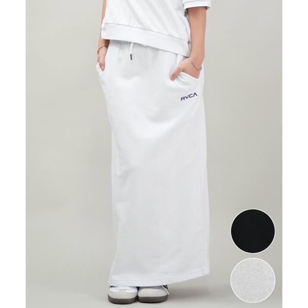 RVCA ルーカ スカート レディース ロングスカート スウェット セットアップ対応 BALANCE BOX LONG SKIRT BF043-651_BRJ