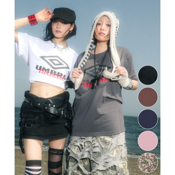 UMBRO アンブロ メンズ レディース 半袖 Tシャツ Younger Song コラボレーション MRYS-T002 ムラサキスポーツ別注