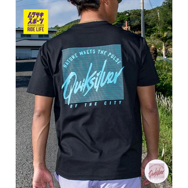 QUIKSILVER クイックシルバー 水着 ラッシュガード 半袖 Tシャツ メンズ UVカット 軽量 速乾 水陸両用 QLY261019