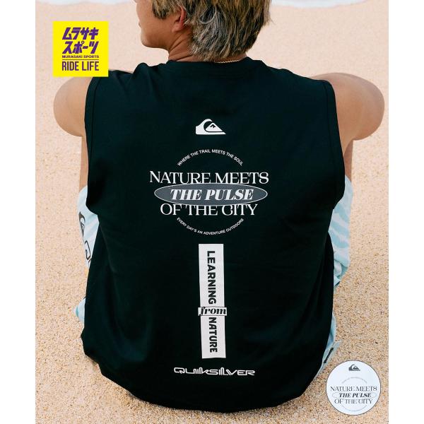 QUIKSILVER クイックシルバー 水着 ラッシュガード メンズ タンクトップ UVカット 速乾 軽量 ストレッチ 水陸両用 QLY262020