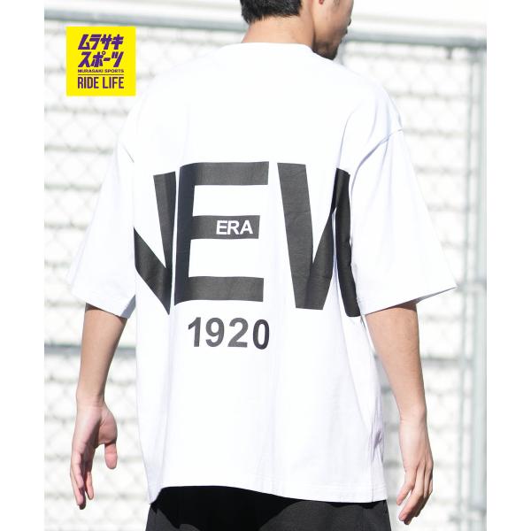 NEW ERA ニューエラ 半袖 Tシャツ メンズ バックプリント オーバーサイズ 14856656
