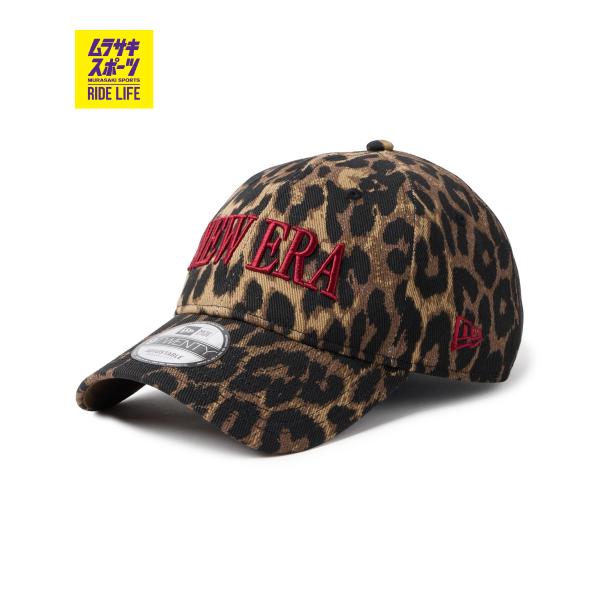 NEW ERA ニューエラ キャップ 9TWENTY Leopard ブラウン レッド 14745070