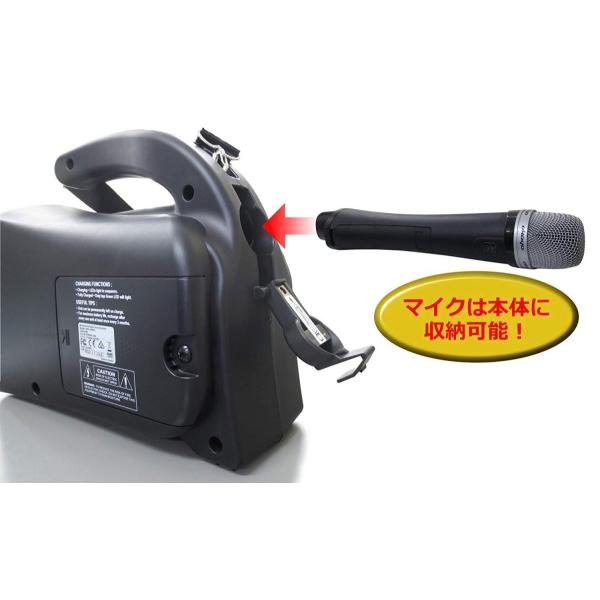 楽器 器材 ムラshop 2 4ghzデジタルワイヤレスキャリングスピーカー 最大60w マイク1本セット ワイヤレスチューナー2波内蔵 リチウムイオンバッテリー内