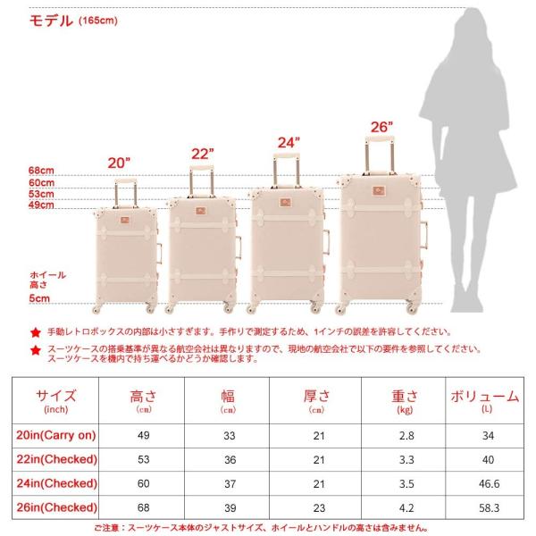 国内正規品日本製 Urecity レディース 可愛い スーツケース クラシック トランク トランクケース ホワイト 白 機内持込 キャリーケース かわいい 子 安心の定価販売即出荷