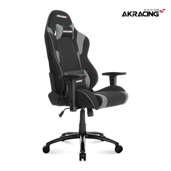 他サイト： AKRacing Wolf エーケーレーシング ウルフ ゲーミングチェア オフィスチェア グレー レーシングチェア レーサーチェアの商品画像
