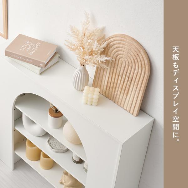 ※ 大人可愛いマントルピース 収納ラック 幅80cm 完成品 [8061] マントルピース 幅80cm 完成品 可動棚 （ オープンラック 棚