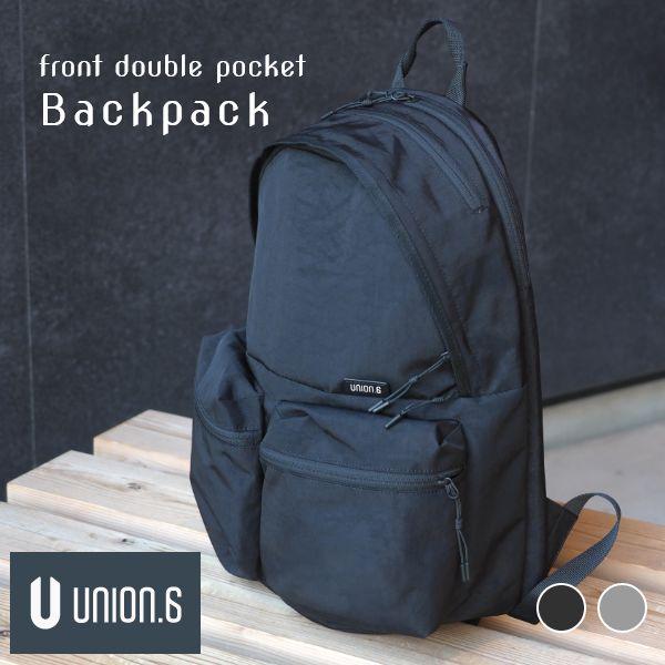 UNION6（ユニオンシックス） リュックサック フロントダブルポケット