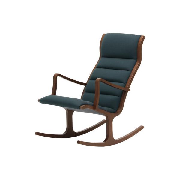 【送料無料】【日本製】ヘロン ロッキングチェア S-5226WB-BWゆったりと身をゆだねる。この上ない、至福の時間。肘掛部分を除き、一切継ぎ目のない一体成形でつくられています。オーガニックなフォルムを形成するその姿は、天童こっもうの技術力...