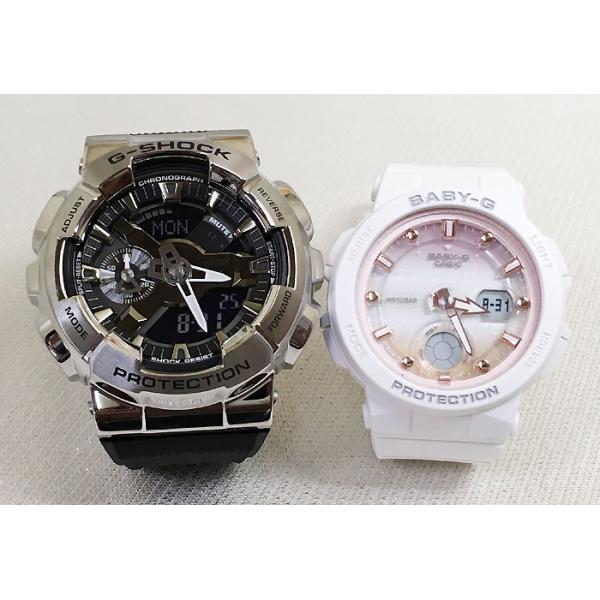 恋人達のGショック ペアウオッチ カシオ G-SHOCK BABY-G GM-110-1AJF BGA-250-7A2JF 黒 白 送料無料