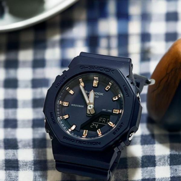 国内正規品 新品 Gショック G-SHOCK カシオ バイオマスプラスチック採用 GMA-P2100M-2AJF レディス ネイビー ラッピング無料 手書きのメッセージお付けします