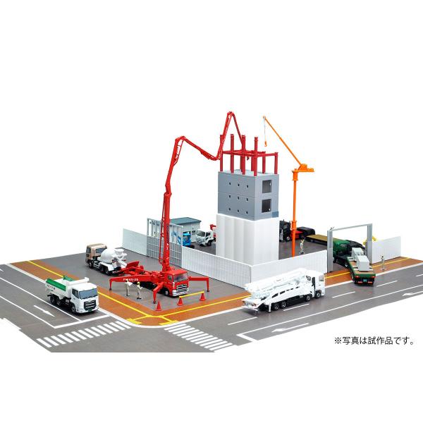 トミーテック　GJ!はたらくのりもの百景　002　未来を築く建設現場　【未開封】 GJ！はたらくのりもの百景 002 未来を築く建設現場｜製品をさがす