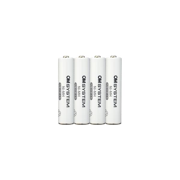 OMSYSTEM ニッケル水素充電池 単4形 [4本] BR404 - ポータブルオーディオ