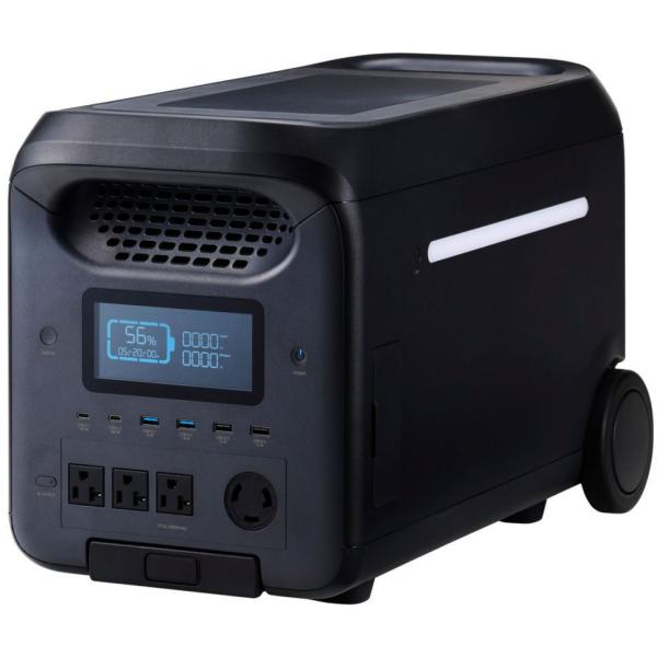 ELECOM（エレコム） ポータブル電源/2560Wh/2500W/ACx4/USB-Cx2/USB