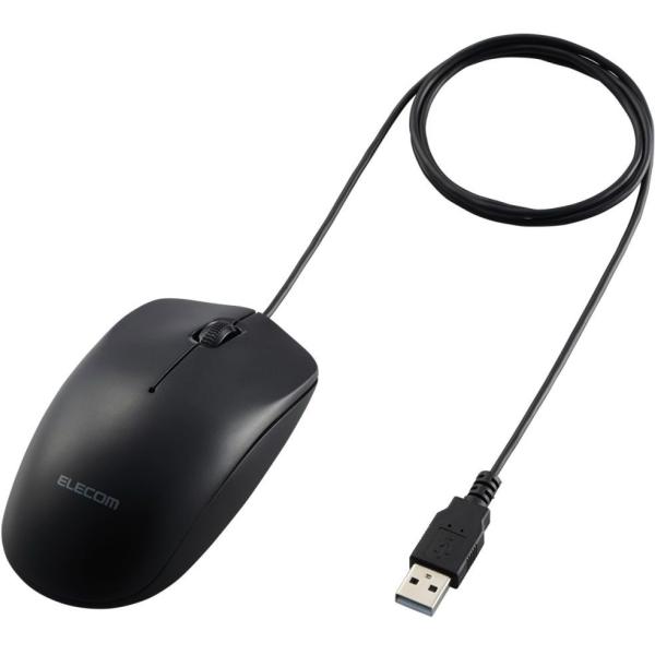 ELECOM（エレコム） 法人向けマウス/有線光学式マウス/3ボタン/環境