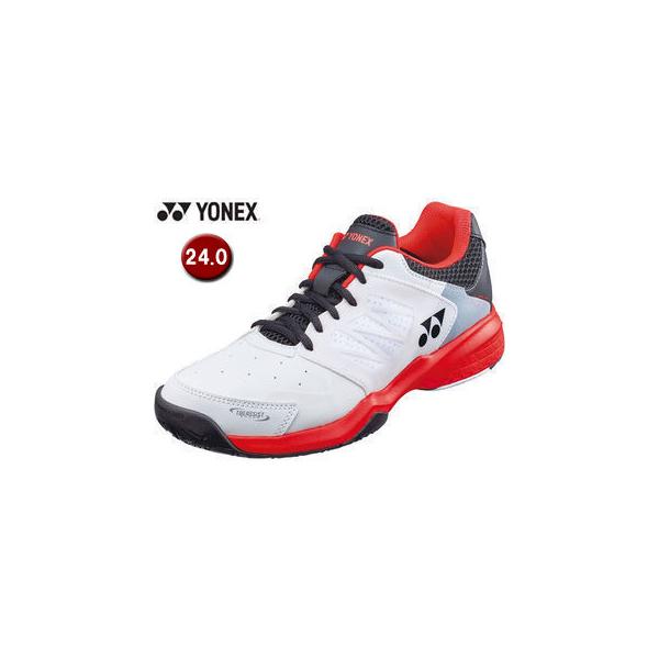 ヨネックス YONEX  テニス シューズ クレー/オムニコート用 入門モデル パワークッション105 SHT105 114(W/R) 24.0