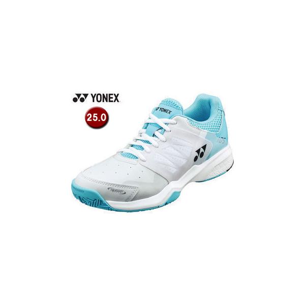 ヨネックス YONEX  テニス シューズ クレー/オムニコート用 入門モデル パワークッション105 SHT105 063(W/SX) 25.0