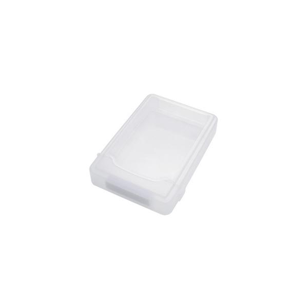 HDB01BWH        ホワイト。3.5インチHDDを保管するためのケースです。ほこりが気になる方におすすめです。