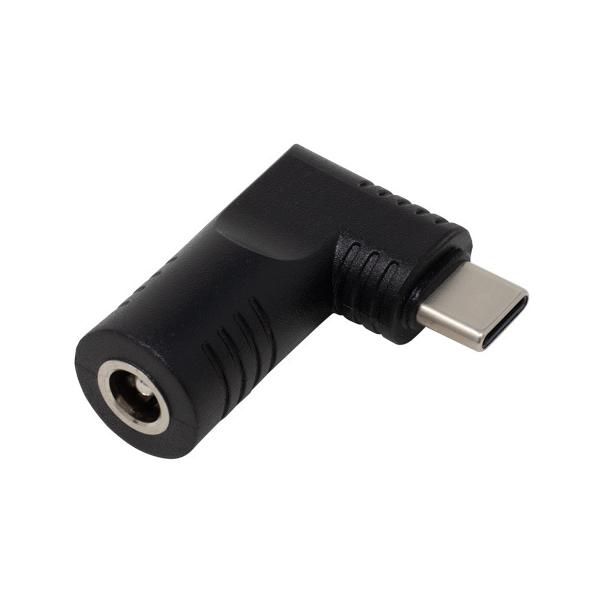 他サイト： ainex アイネックス USB-C電源変換アダプタ PD65W対応 5.5mm×2.5mm用 DCC-5525の商品画像