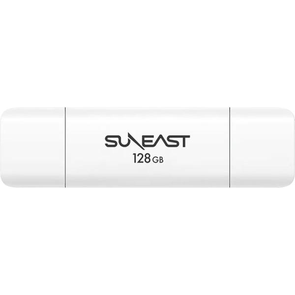 正規代理店 SUNEAST 128GB USBメモリ Type-C Type-A 両搭載タイプ USB3.2 フラッシュメモリ キャップ スマホ データ移行 バックアップ 写真保存 iphone Android