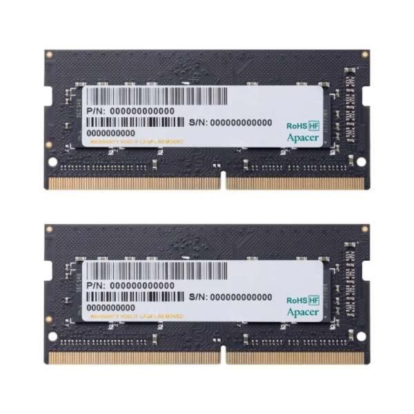 【動作品】Apacer DDR4-3200 32GB(16GB2枚) Apacer アペイサー ES.32GA1.GSRK2 DDR4-3200MHz ノートPC用メモリ