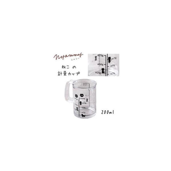 KAI 貝印 Nyammy ねこの計量カップ200ml DH2726