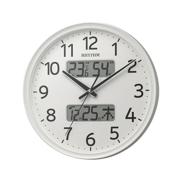 他サイト： RHYTHM/リズム時計 8FYA03SR03 フィットウェーブA03　電波掛時計 連続秒針の商品画像