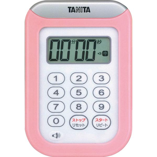 他サイト： TANITA タニタ TD-378-PK 丸洗いタイマー100分計(ピンク)の商品画像