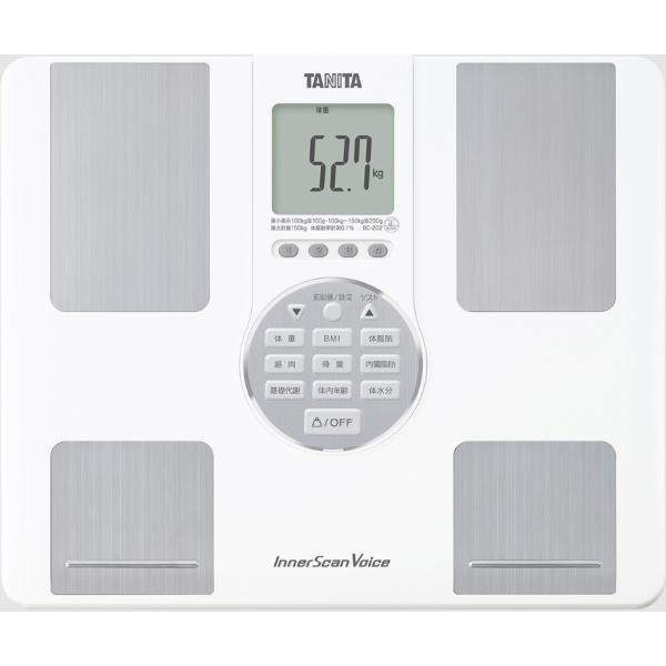 TANITA InnerScan BC-202-WH 体重計　インナースキャン Amazon.co.jp: タニタ 体重計 インナースキャンVoice BC-202-WH