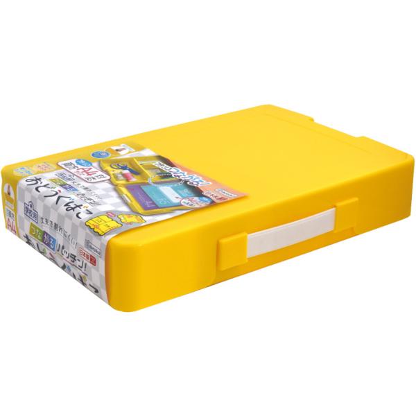 他サイト： デビカ パッチンお道具箱(手さげ付) イエロー 41442の商品画像