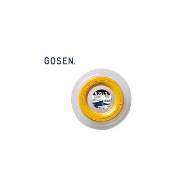 GOSEN(ゴーセン) エッグパワー17 200Mロール イエロー TS1012Y【送料無料】 GOSEN（ゴーセン） TS1012Y エッグパワー17 200mロール （イエロー