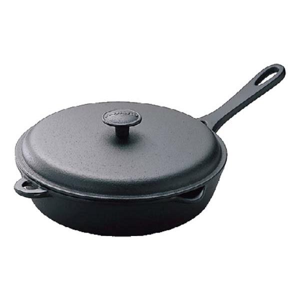 IWACHU 岩鋳 【NANBU(ナンブ)/南部鉄器】蓋付フライパン 24cm